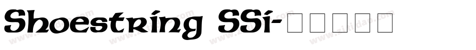 Shoestring SSi字体转换
